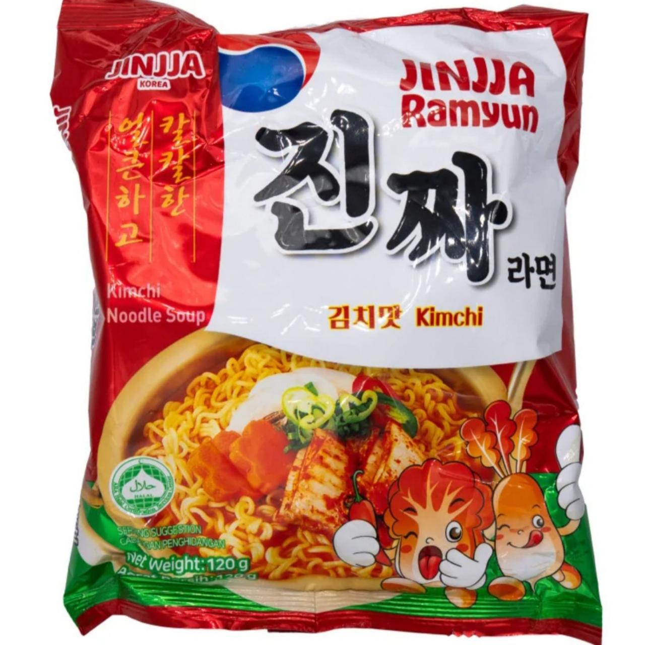 Рамен корейский из кимчи Jinjja Ramyun Kimchi Noodle Soup 120 г