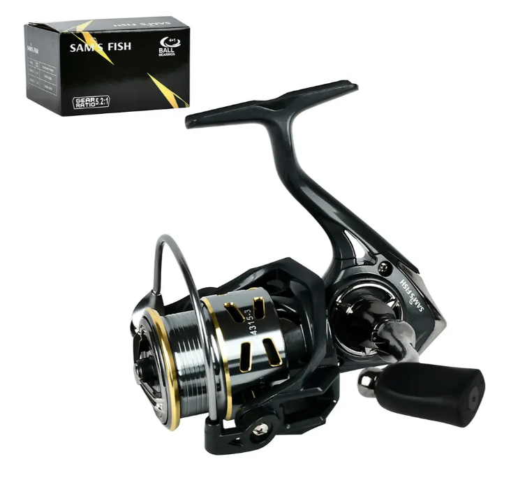 Котушка риболовна Sams Fish 4+1bb 4000 Grey (SF24315-4) - фото 3 Котушка риболовна Sams Fish 4+1bb 4000 Grey (SF24315-4) - фото 3
