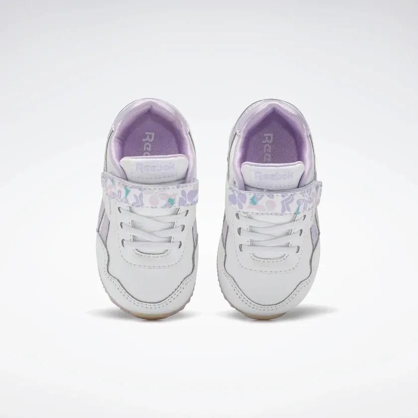 Кросівки Reebok Royal Classic Jogger 3 р. 7/23,5 15,5 см Cloud White/Purple Oasis/Pixel Pink (13714699) - фото 6