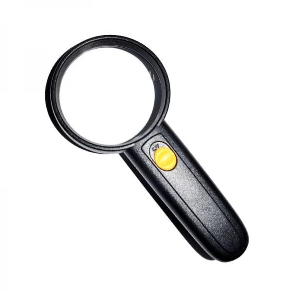 Лупа ручна Magnifier MG6B-4A 4Х 65 мм з Led (210053-56)