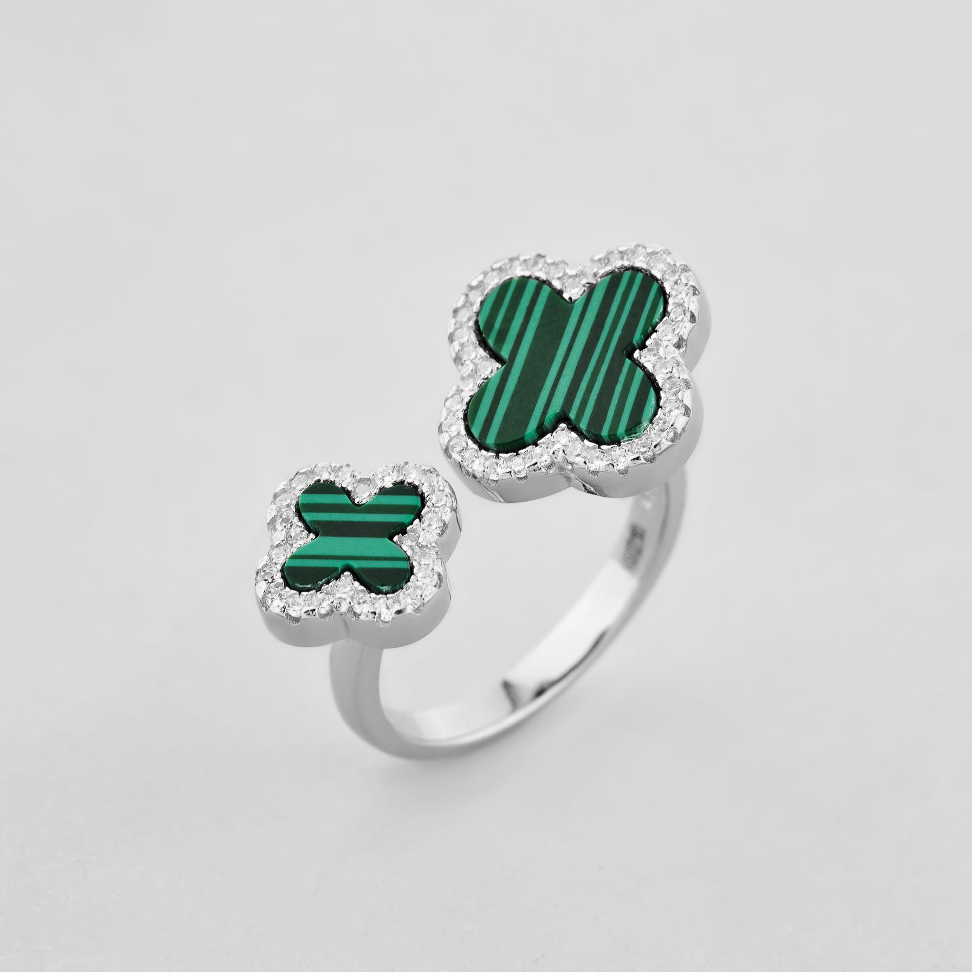 Серебряное кольцо Minimal Власть (12688)