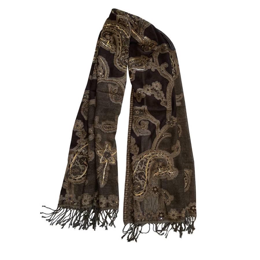 Шарф из натуральной шерсти Silk Route 190х72 см (1072)