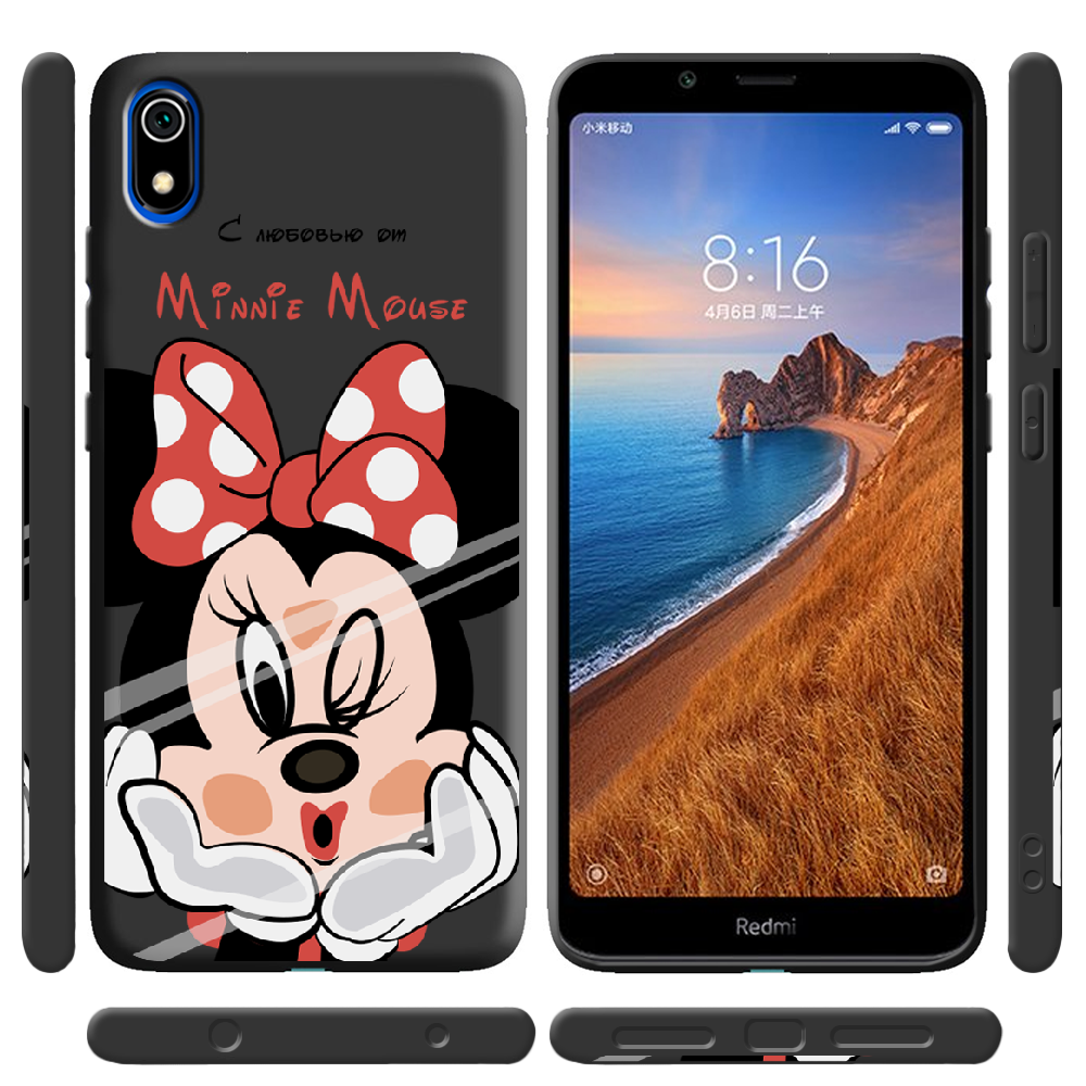 Чехол Boxface Xiaomi Redmi 7A Lady M Черный силикон (37400-cc59-38652) - фото 2