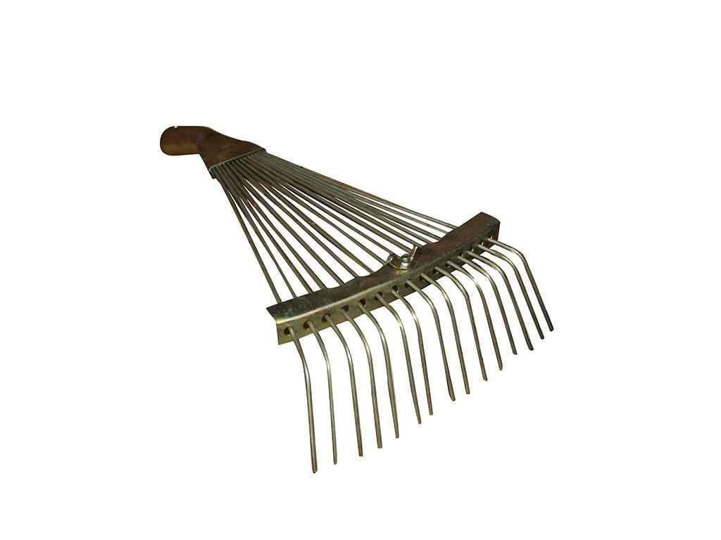 Грабли веерные раздвижные 15 прутьев Золотистый (847409)
