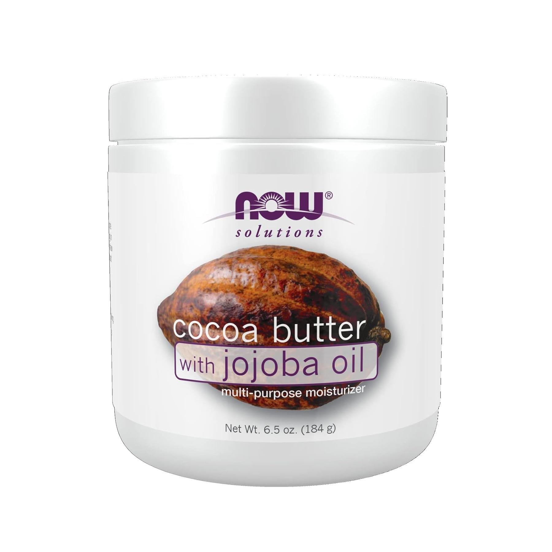Увлажнение и защита кожи и волос Now Foods Cocoa Butter 184 г