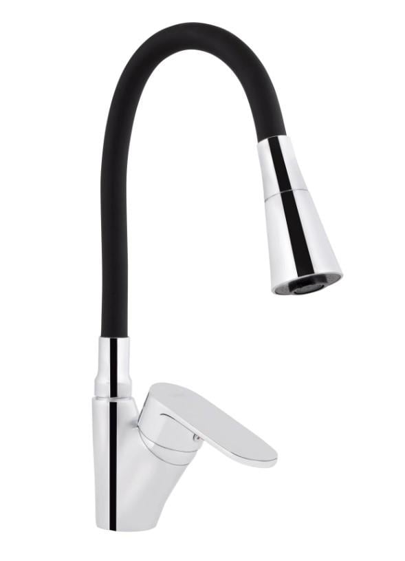 Смеситель для кухни Lidz Tani 007F3 k40 Chrome/Black (LDTAN007F3BCR37649)