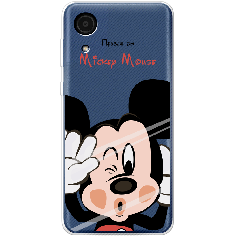 Чехол BoxFace Samsung Galaxy A03 Core (A032) Mister M Прозрачный силикон (43939-cc58-43939)