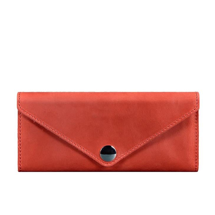 Гаманець жіночий шкіряний Керрі 1.0 Кораловий (A-026172)