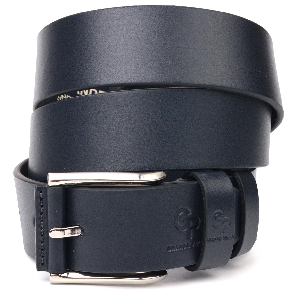 Ремінь шкіряний чоловічий GRANDE PELLE Leather Belt 21470 Синій (10847254)