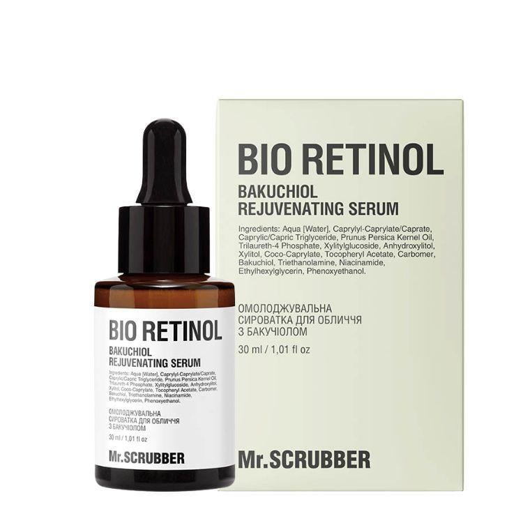 Сироватка для обличчя омолоджувальна з бакучіолом Mr. Scrubber Bio Retinol 30 мл (13356544)