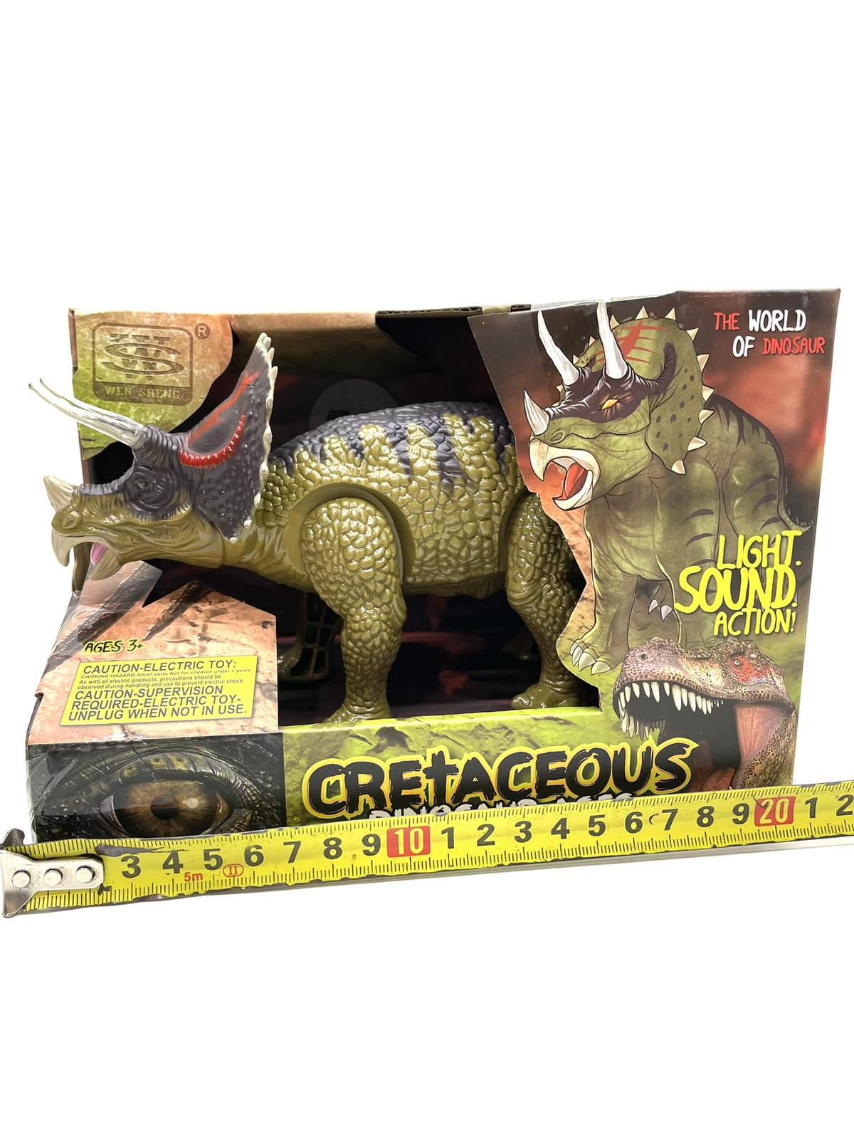 Динозавр Wen Sheng ходить/світлові та звукові ефекти Хакі (WS 5315) - фото 6 Динозавр Wen Sheng ходить/світлові та звукові ефекти Хакі (WS 5315) - фото 6
