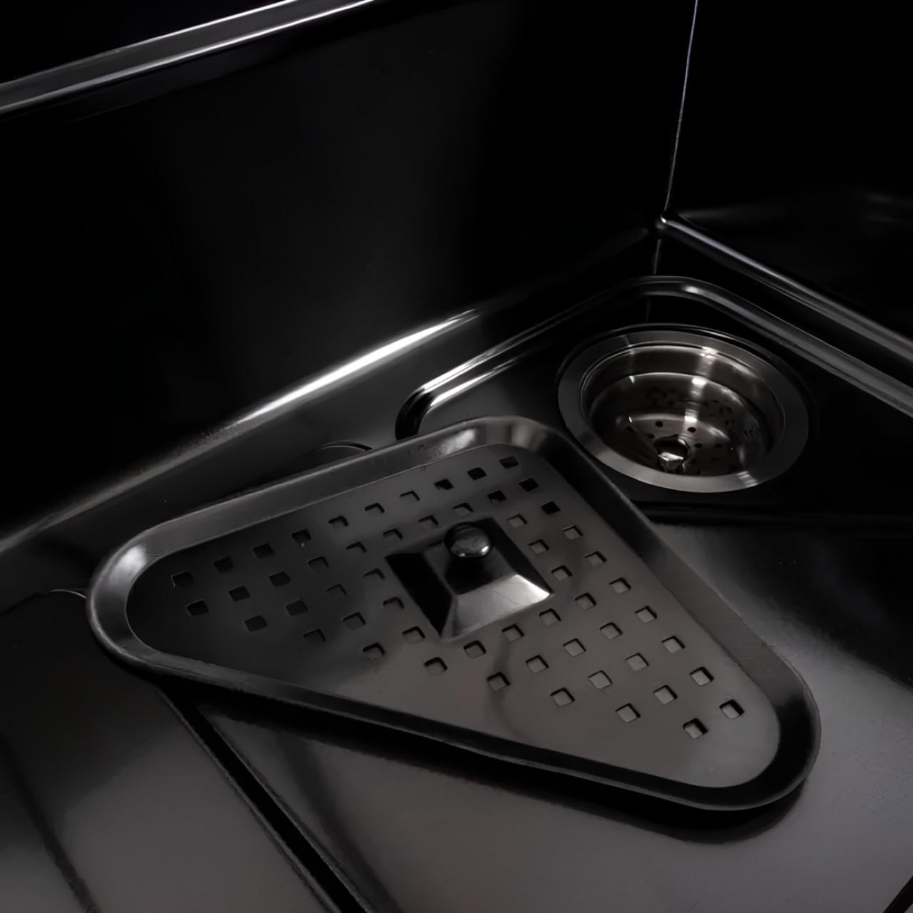 Мийка прямокутна Valeso 75х45F PVD Водоспад з шумоізоляцією чаші та краном для питної води Чорний (є268) - фото 6 Мийка прямокутна Valeso 75х45F PVD Водоспад з шумоізоляцією чаші та краном для питної води Чорний (є268) - фото 6