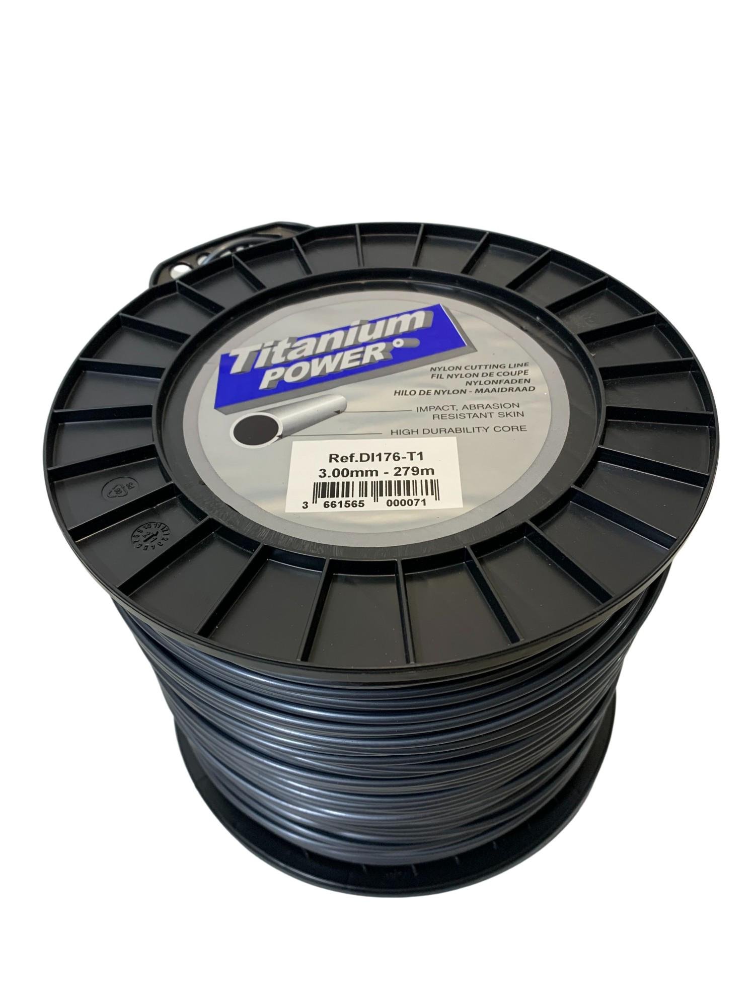 Косильна струна Titanium Power Ø 3 мм 279 м кругла (DI176)