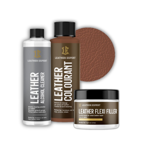 Набір для легкої реставрації шкіряного салону Leather Expert 306 Mocha Brown
