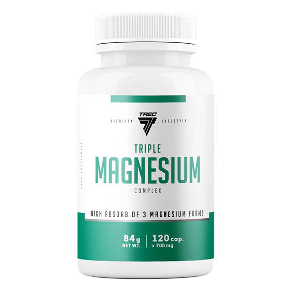 Микроэлемент Магний для спорта Trec Nutrition Triple Magnesium Complex 120 капс. (000024918)