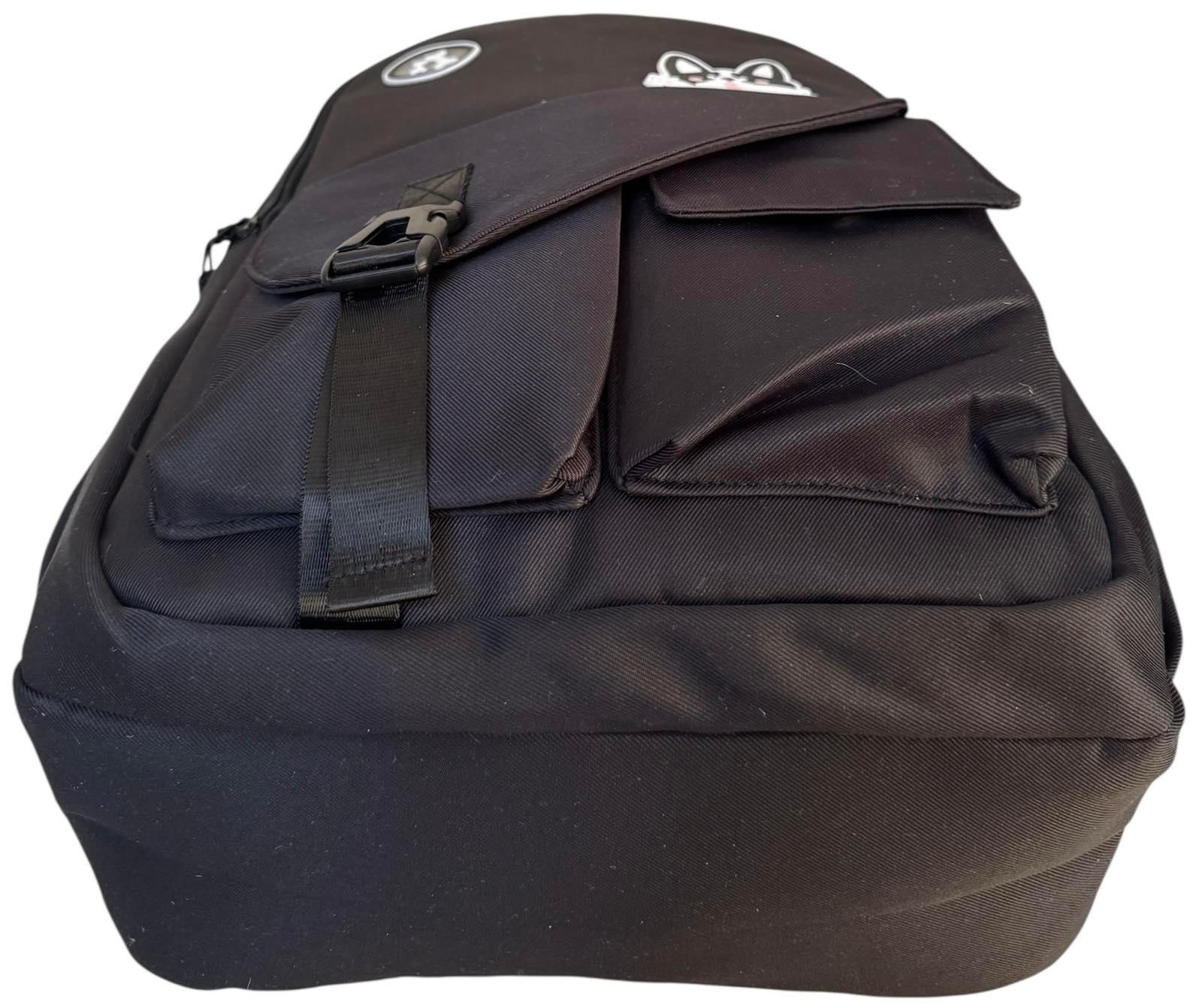 Рюкзак шкільний з трьома відділеннями Чорний (7002B) - фото 5