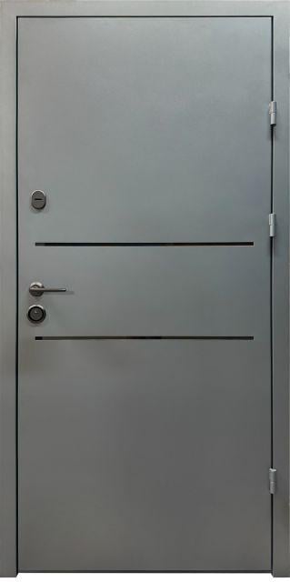 Дверь входная для улицы CITY LIGHT 2 960х2050 мм RAL 7016 Антрацит (22607)