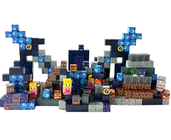 Конструктор магнитный Minecraft Рыцарь и дракон на магнитах 100 шт. (2699003202) Конструктор магнитный Minecraft Рыцарь и дракон на магнитах 100 шт. (2699003202)