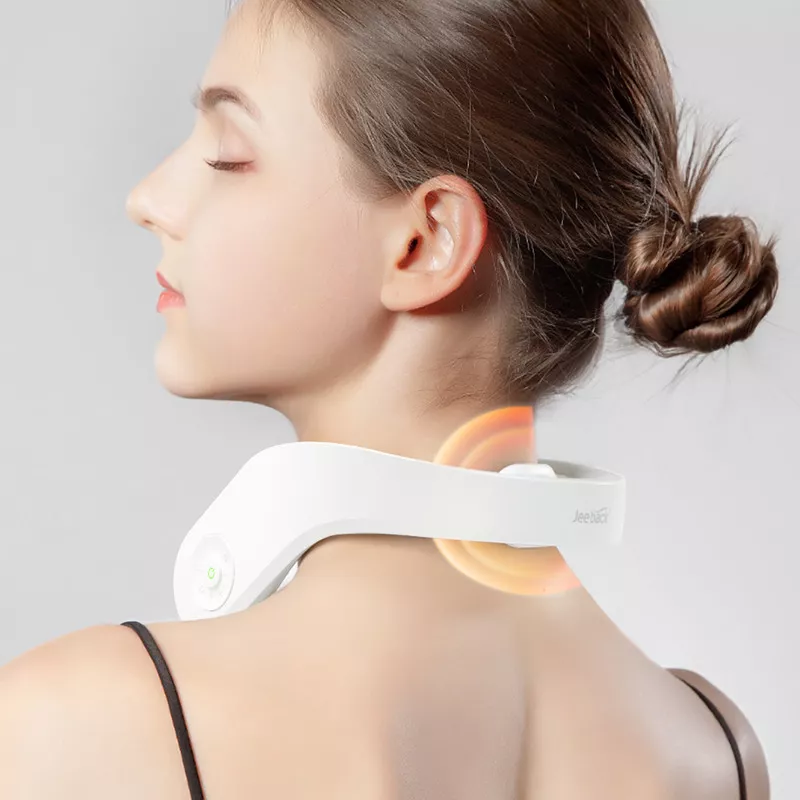 Массажер для шеи Jeeback K1 800 mAh Белый - фото 7