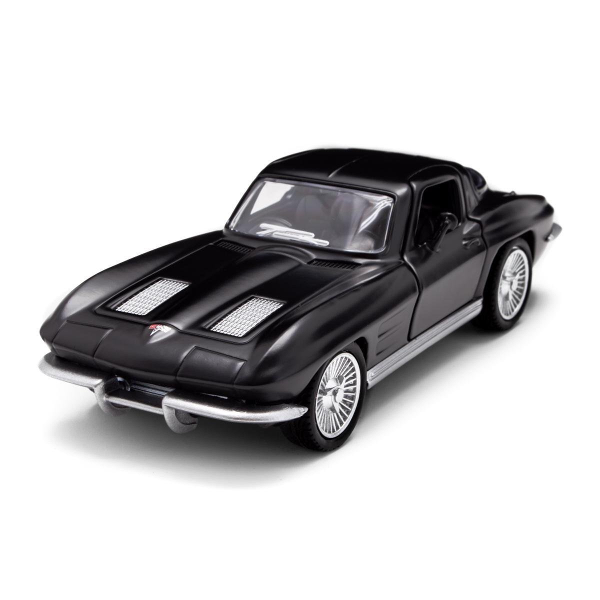 Детская игрушка CHEVROLET CORVETTE SPLIT WINDOW 1963 матовый Черный Детская игрушка CHEVROLET CORVETTE SPLIT WINDOW 1963 матовый Черный