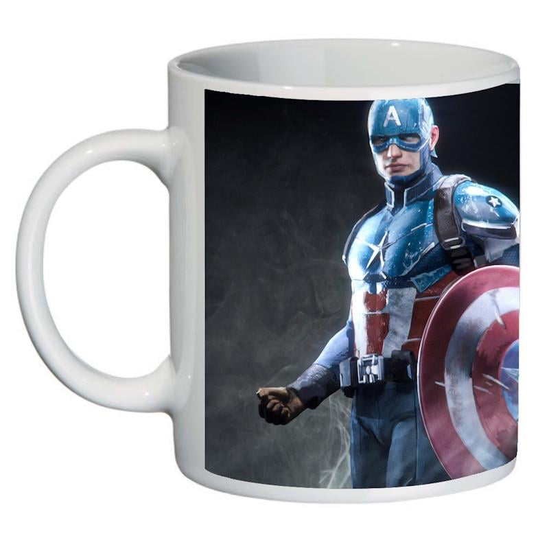 Чашка с принтом Капитан Америка 005 (2404220284)