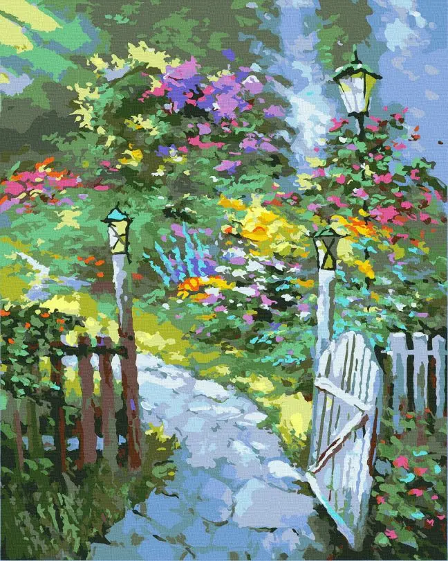 Картина по номерам Brushme Яркая тропинка 40x50 см (BK-GX9758)