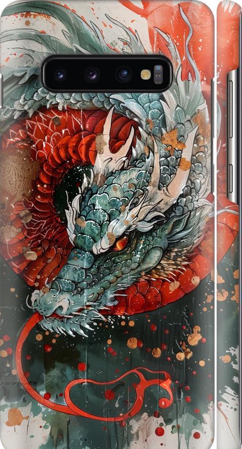Чехол на Samsung Galaxy S10 Plus Стихия огня (6101m-1649-42517)