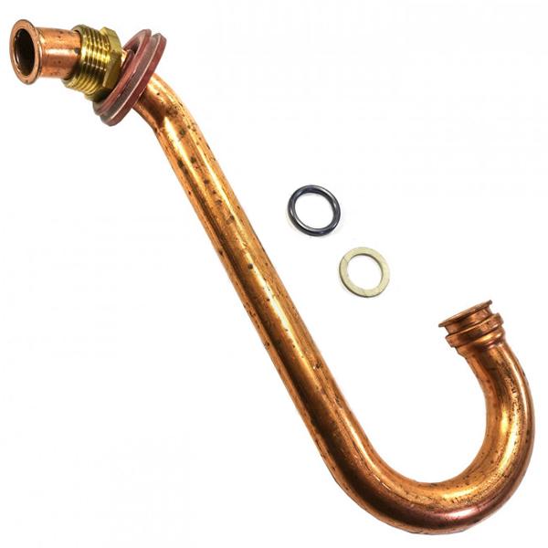 Трубка обратной линии теплообменника для газового котла Vaillant Atmo/Turbo MAX Plus/Pro до 2007 года 019383 (00000059847)