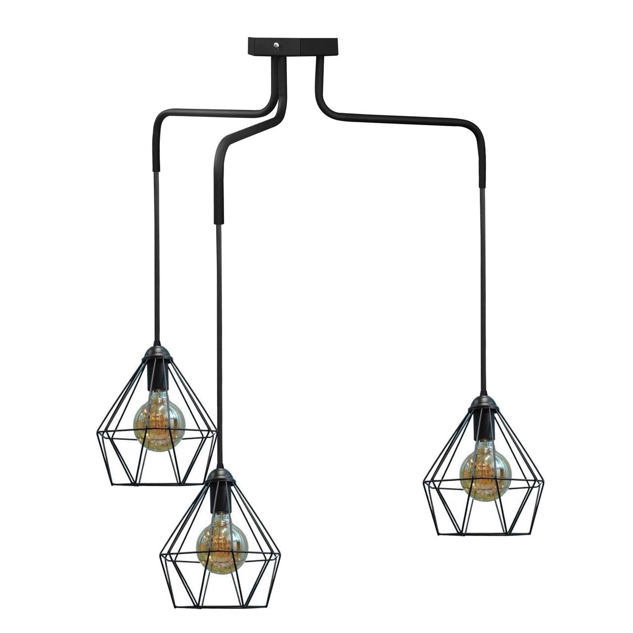 Люстра подвесная MSK ELECTRIC Sierra NL 10537-3 в стиле лофт