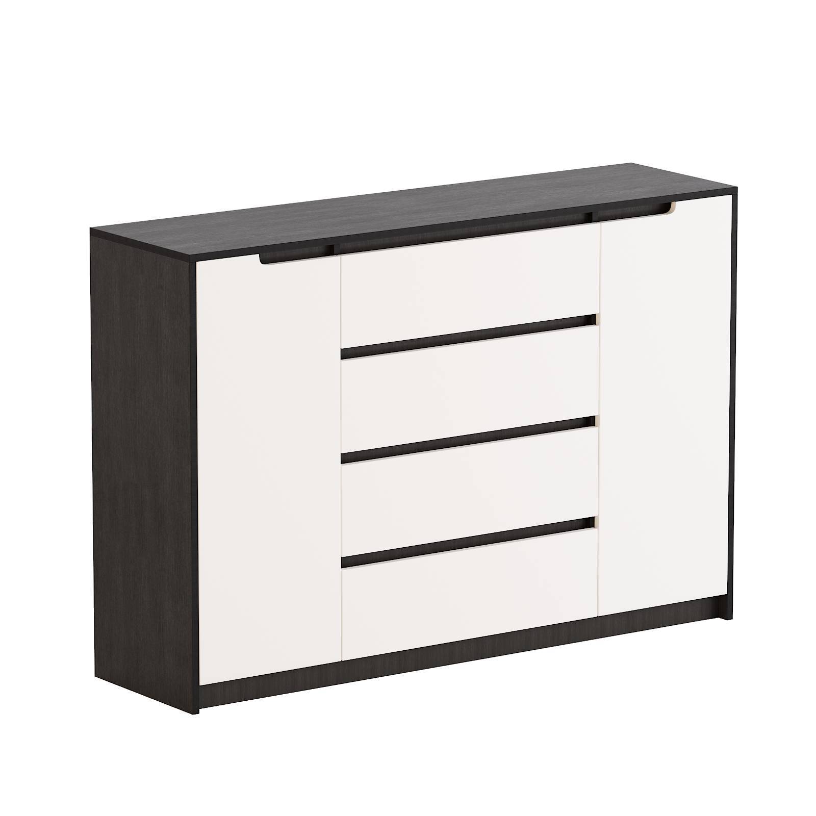 Комод для вещей Эверест Микс-3 Венге/Белый (Ev-2008)