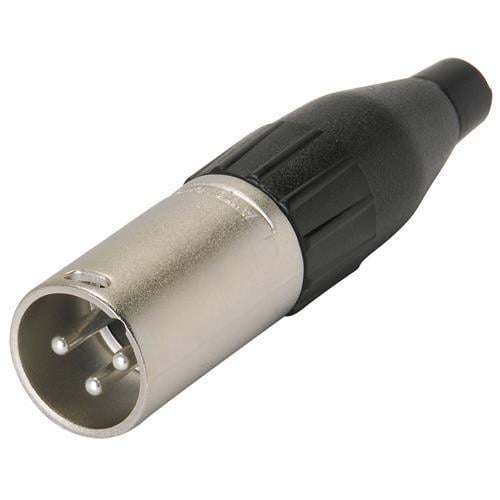 Штекер Amphenol AC3MM XLR 3 никель на кабель Ø 3.0-6.5 мм (9177680) - фото 1