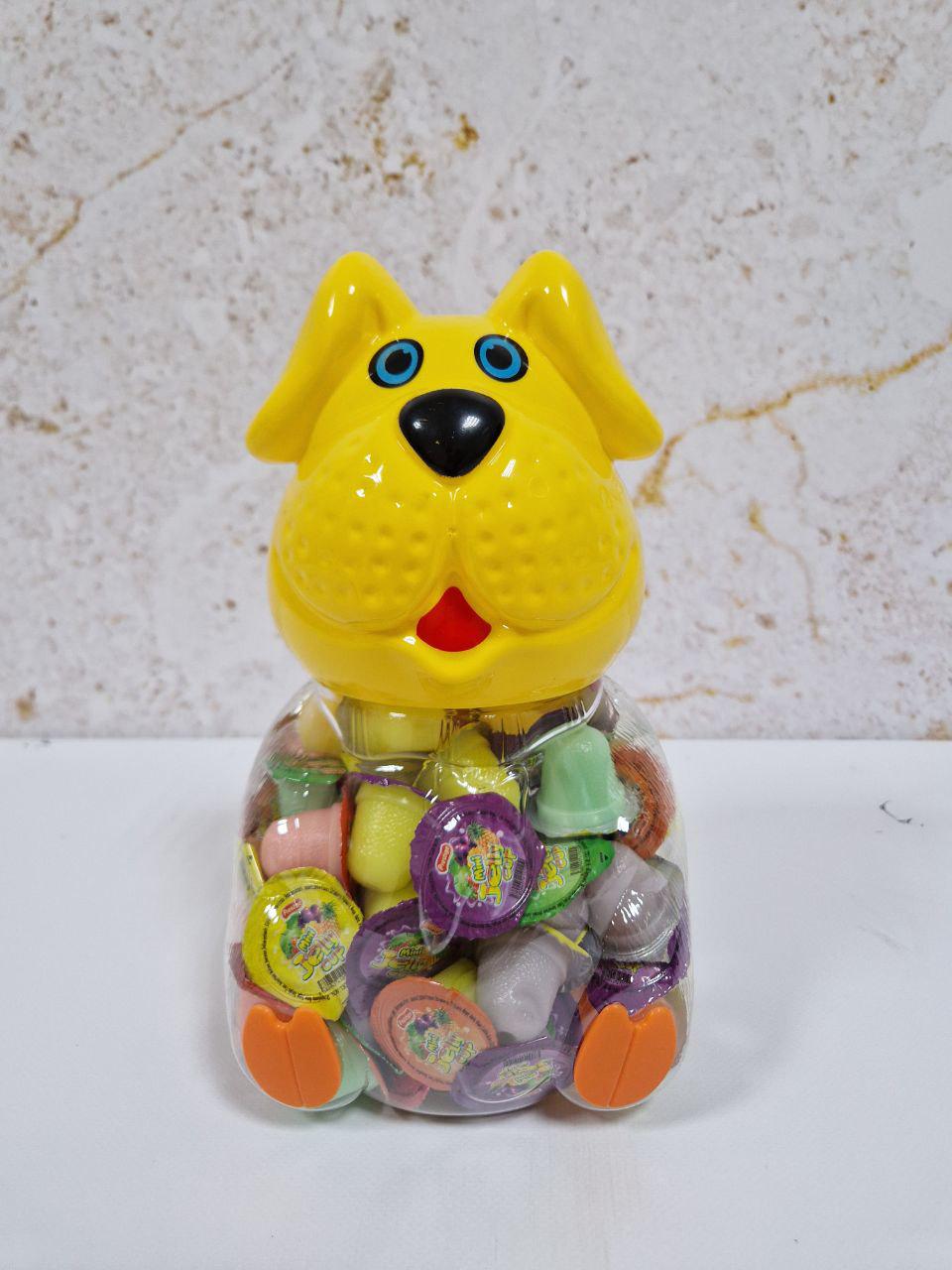 Желейное ассорти в виде Zoo Jelly Цуцика Cup 100 желейных конфет в банке (2458676374)