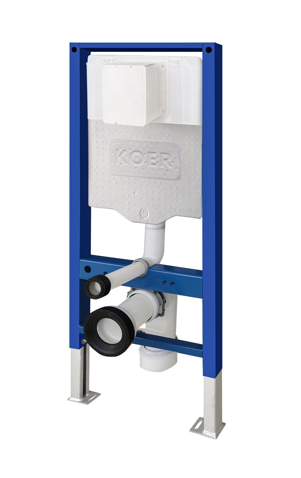 Инсталляция для подвесного унитаза Koer KT-0407 без панели смыва 500x126x1150 мм (KR5341)