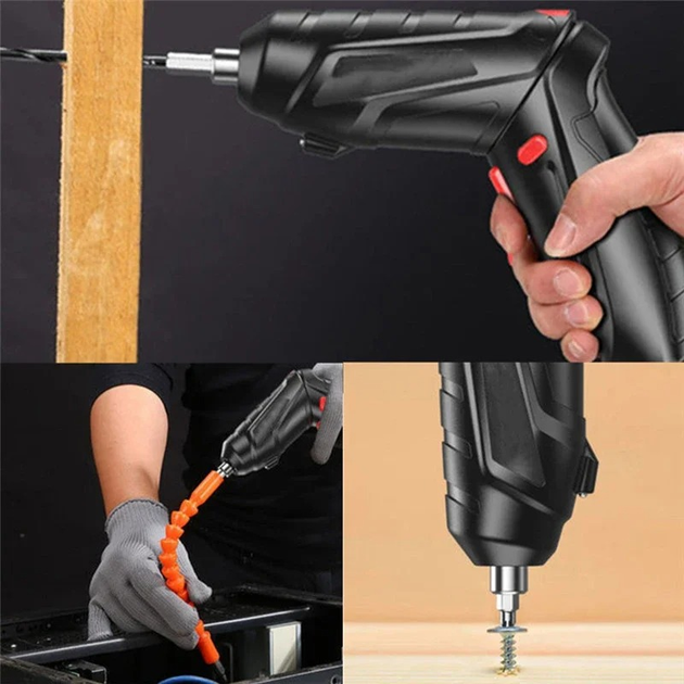 Отвертка электрическая Clefers M8 c USB зарядкой и LED-подсветкой (5024409) - фото 5 Отвертка электрическая Clefers M8 c USB зарядкой и LED-подсветкой (5024409) - фото 5