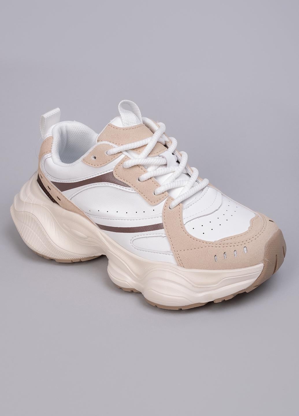 Кроссовки женские Power V240-2 р. 36 Бежевый (344379_36)