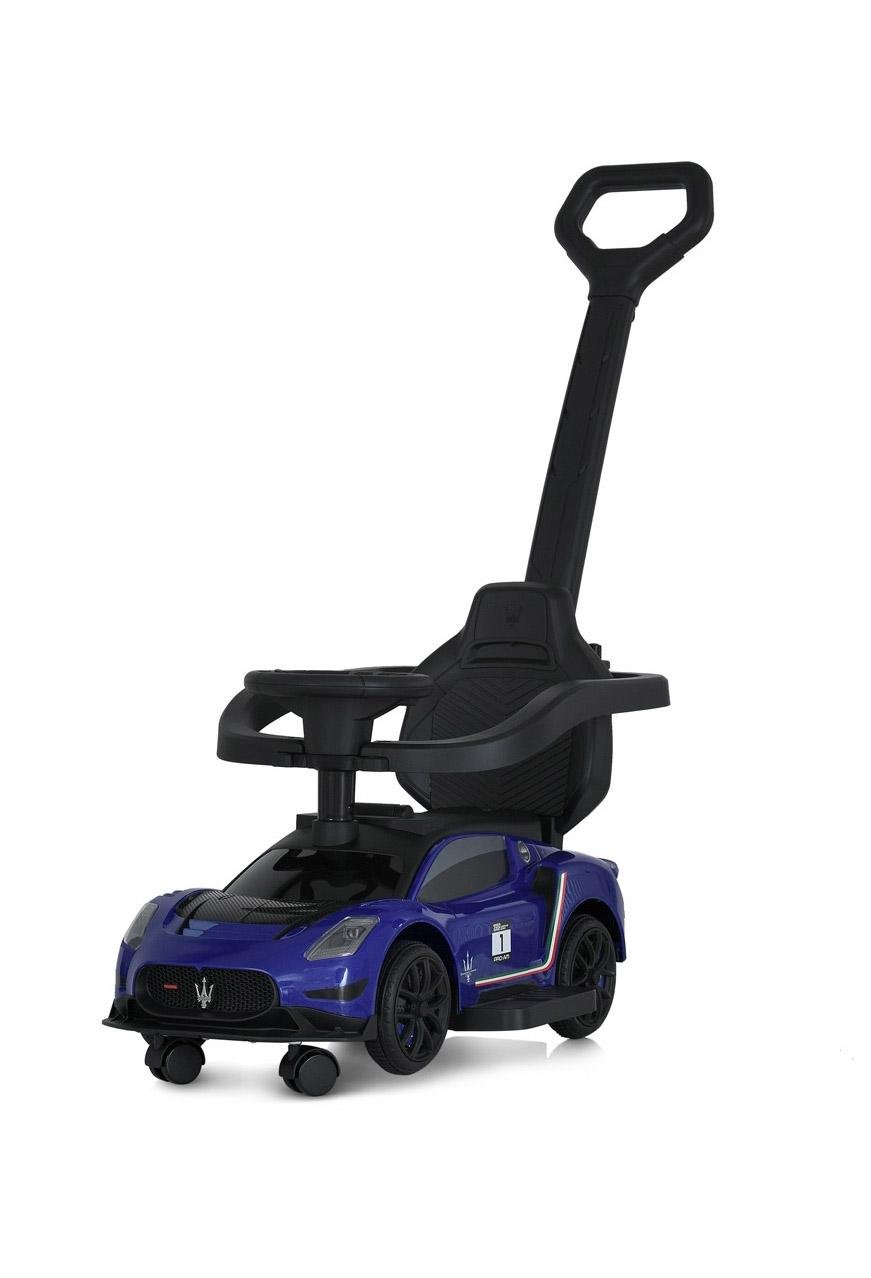 Каталка-толокарь 2в1 с родительской ручкой M Синий (5106-4)