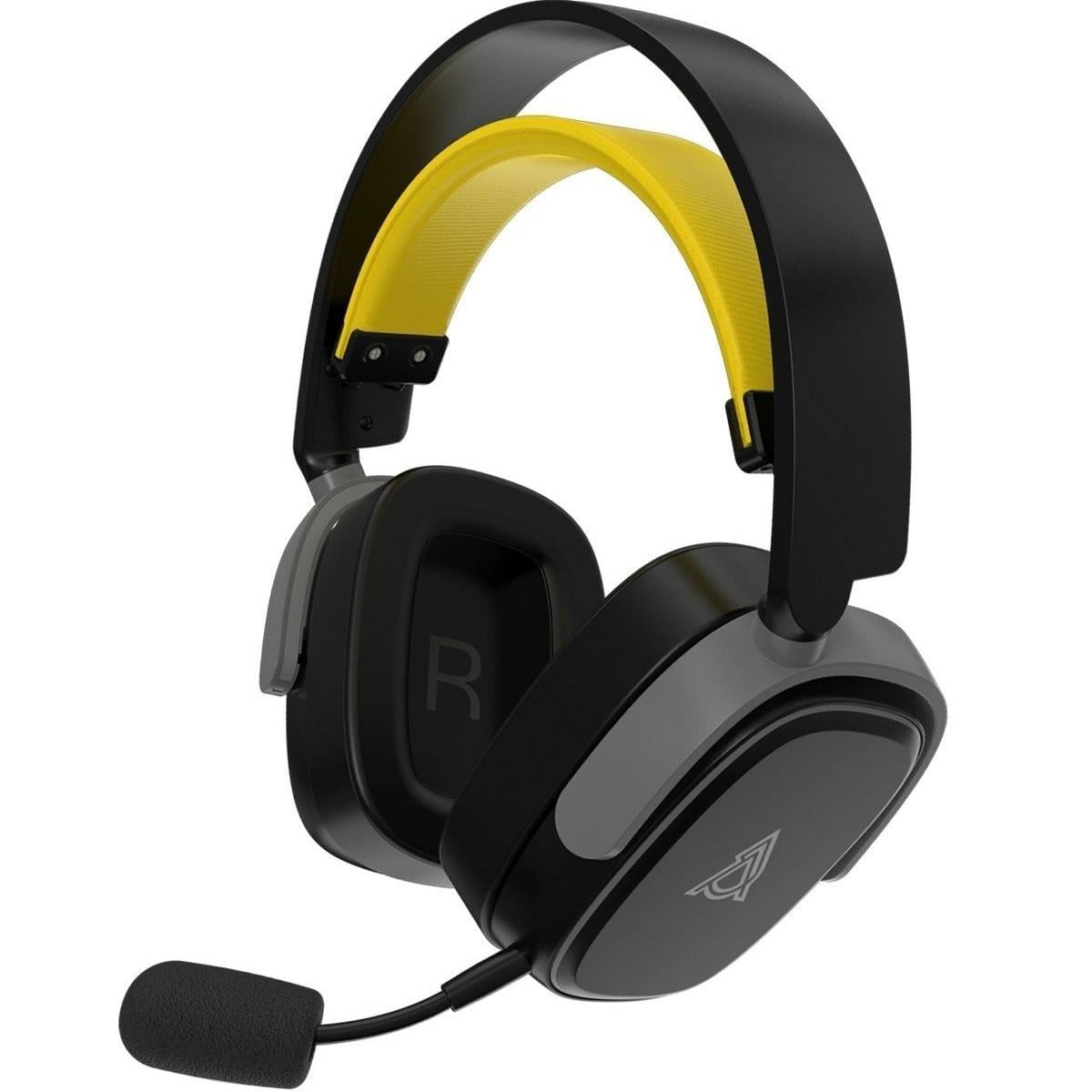 Наушники беспроводные Ajazz AHM09 MAX 3-Mode 50 мм 1050 mAh Bluetooth 5.3 Black/Grey (AHM09-MAX-BGY)