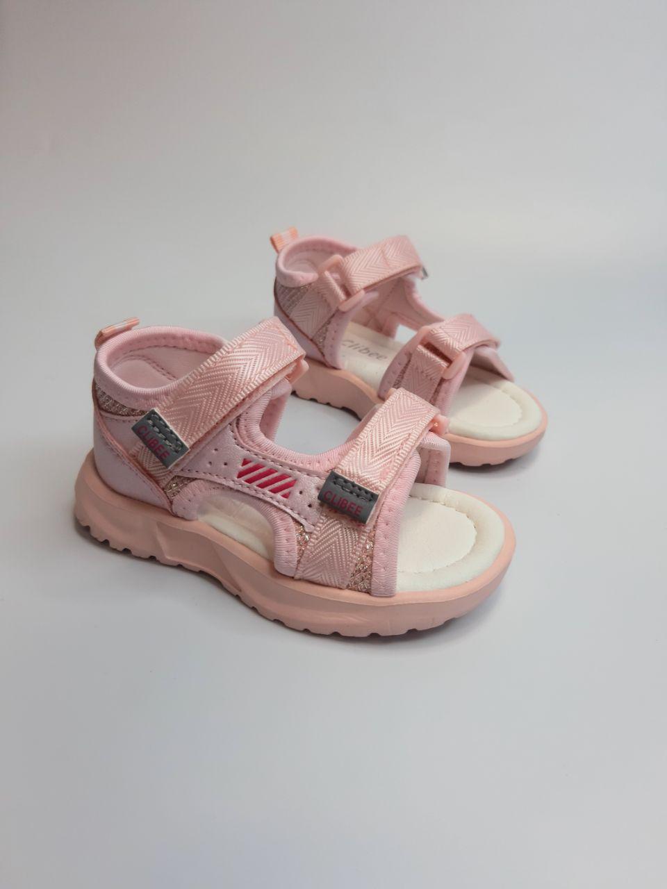 Босоножки для девочки Clibee р. 25 15 см Розовый (336 pink)