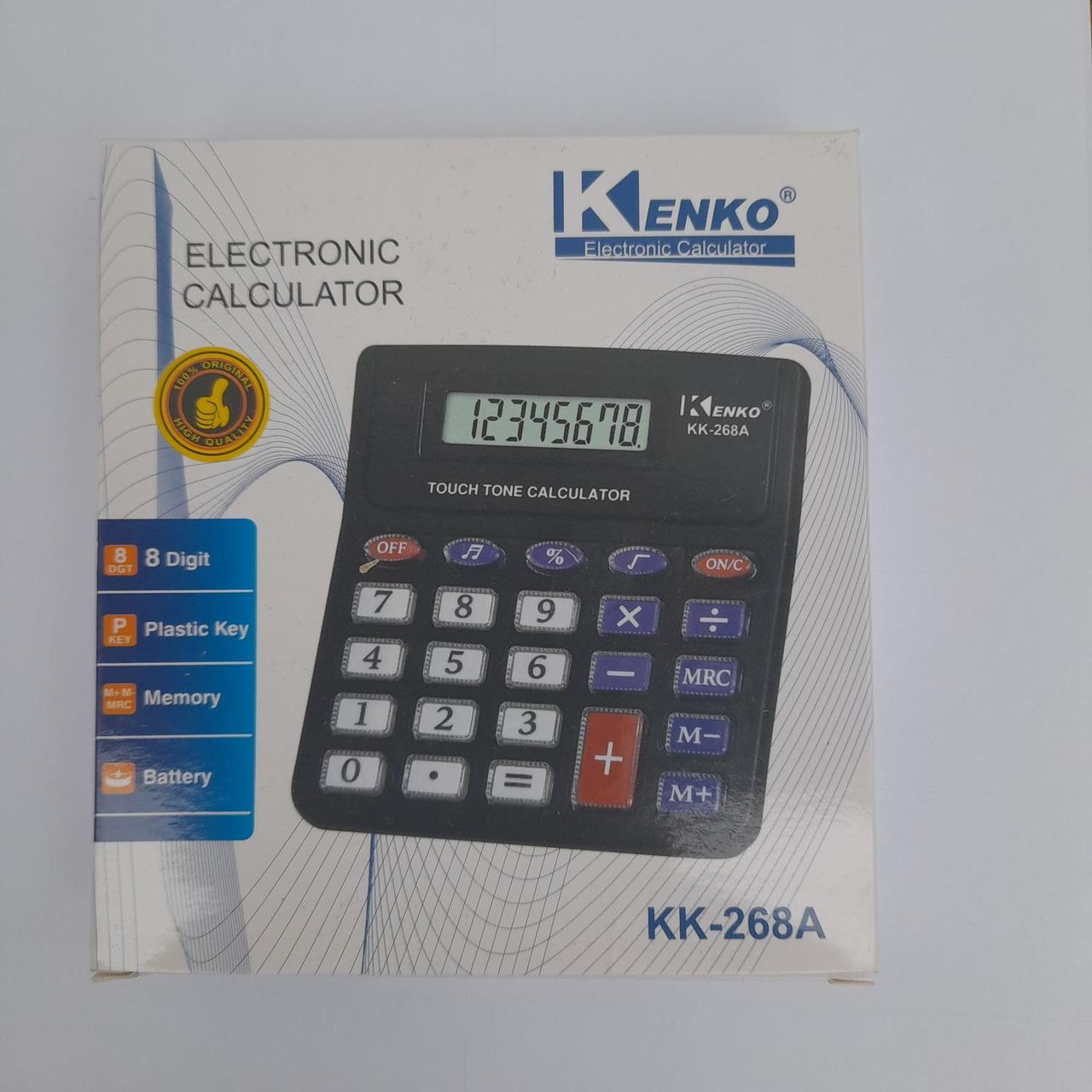 Калькулятор настільний KENKO КК-Т729А з обчисленням відсотків Чорний (401955373) - фото 2