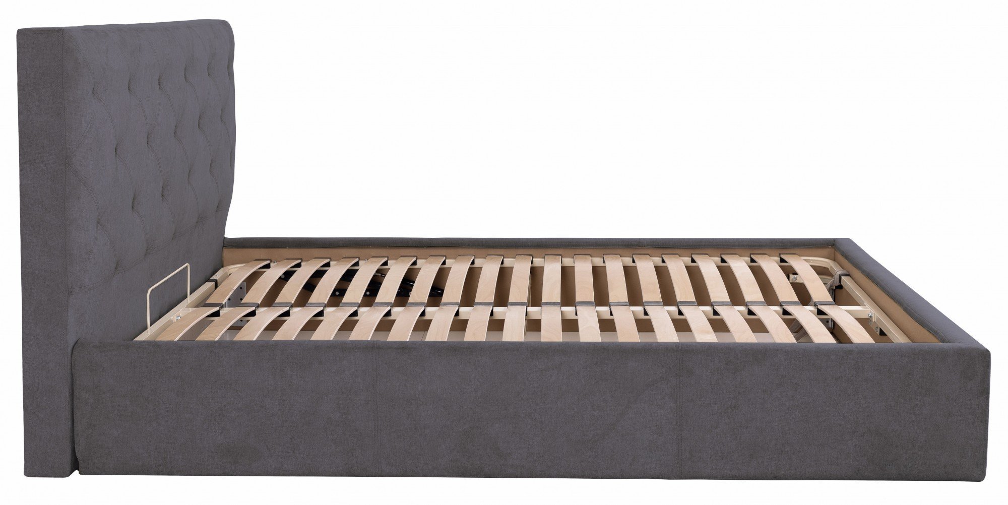 Кровать с подъемным механизмом Bristol Comfort Мисти Dark Grey 140х190 Темно-серый - фото 3 Кровать с подъемным механизмом Bristol Comfort Мисти Dark Grey 140х190 Темно-серый - фото 3