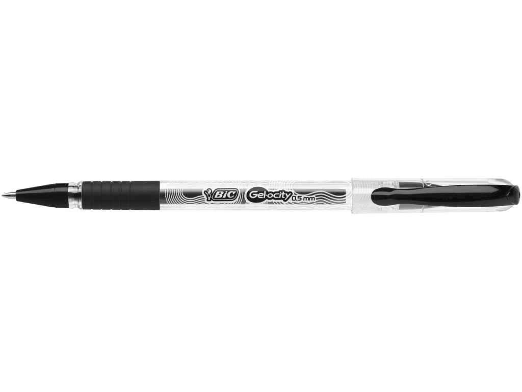 Ручка BIC гелевая Gel-Ocity Stic 30 шт. Черный (bcCEL1010266)