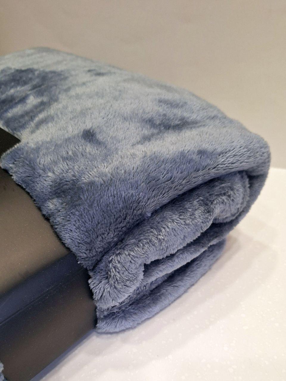 Плед флисовый Today Home Textile 150х200 см Серый (1072) - фото 3