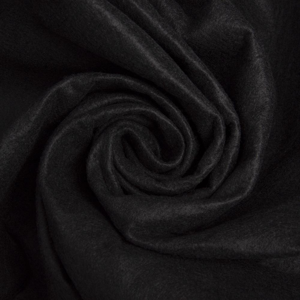 Тканина фетр для рукоділля 206 гр/м2 Чорний (23717)