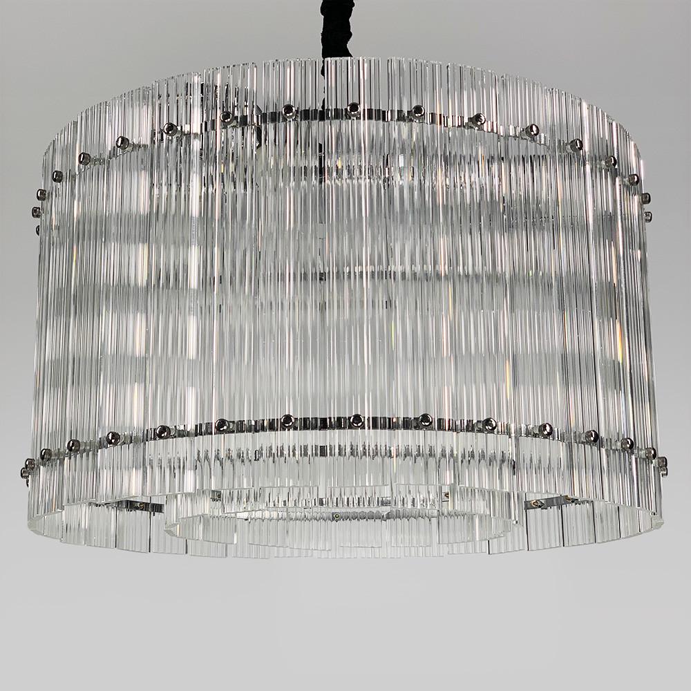 Люстра кришталева кругла із сріблом Ø 80 см (MJ 99-800 CH) - фото 4 Люстра кришталева кругла із сріблом Ø 80 см (MJ 99-800 CH) - фото 4