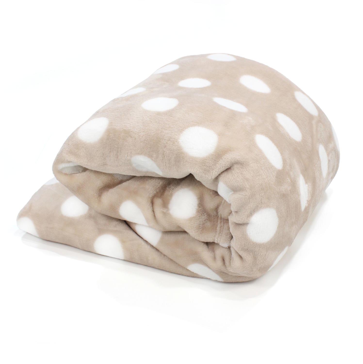 Одеяло флисовое Эней-плюс 0164 150х200 см Бежевый