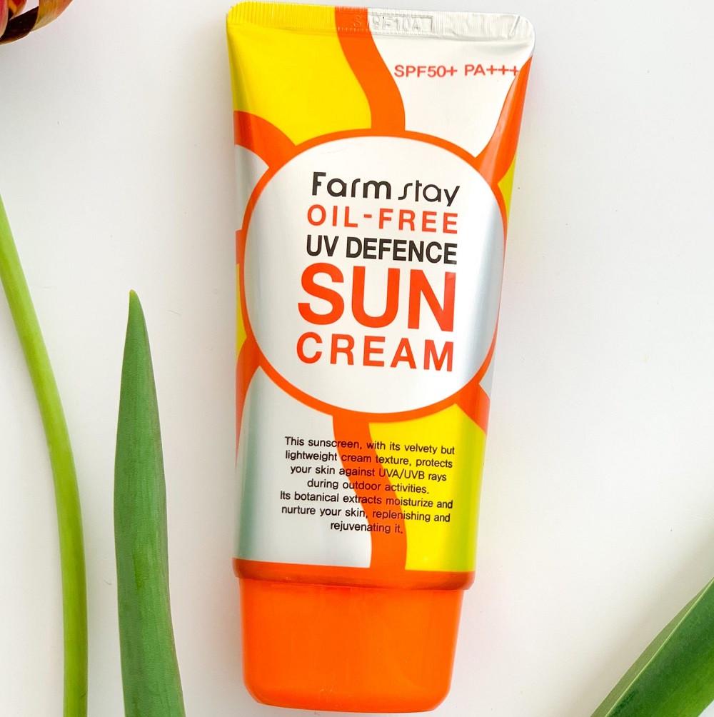 Крем для лица солнцезащитный обезжиренный Farmstay Oil-Free Uv Defence Sun Cream SPF50+/PA+++ 70 мл (2590901077) Крем для лица солнцезащитный обезжиренный Farmstay Oil-Free Uv Defence Sun Cream SPF50+/PA+++ 70 мл (2590901077)