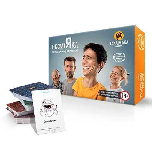 Настільна гра Така Мака Несміяка Доросла 18+ Різнокольоровий (SR-113-N-1254)