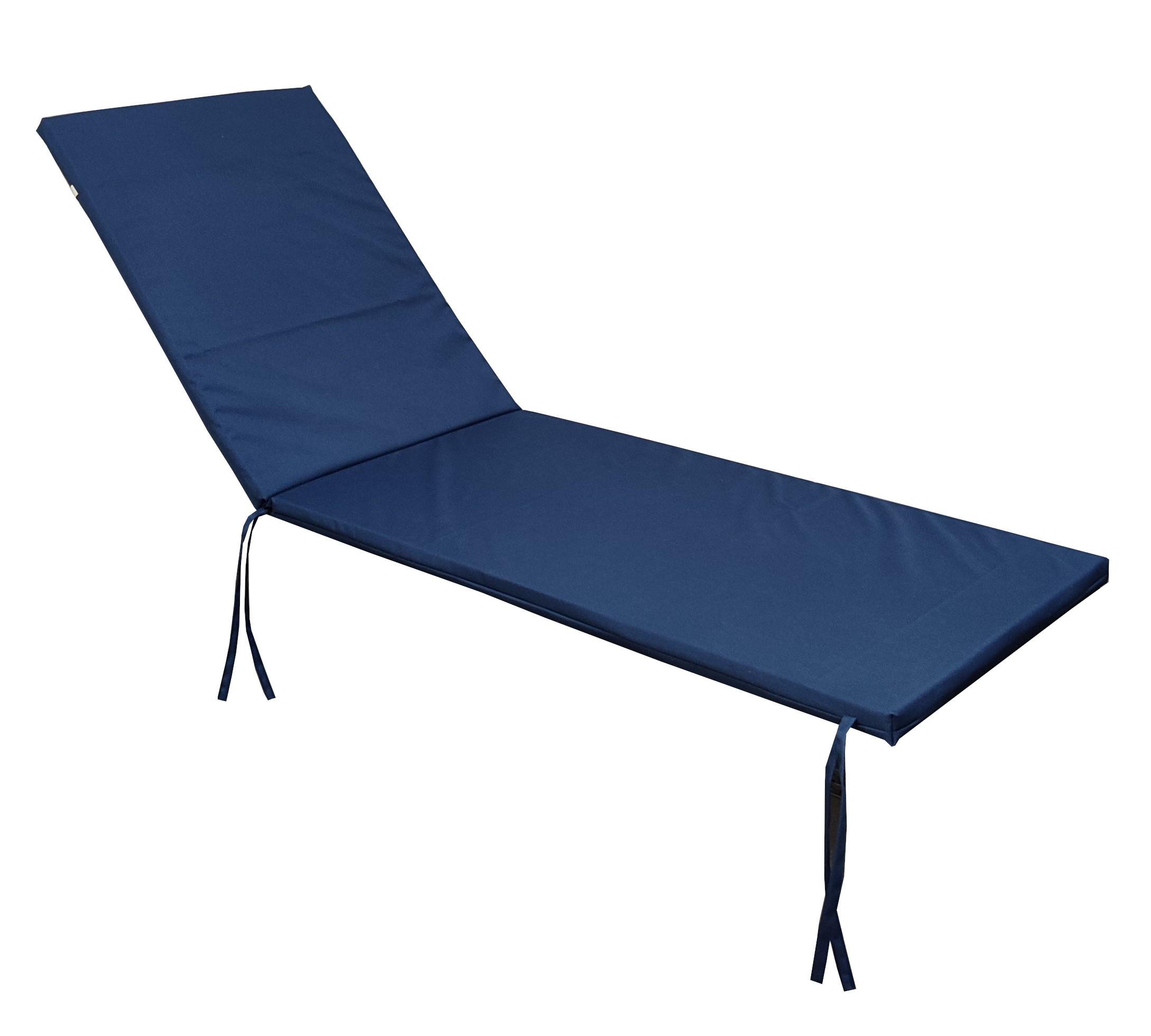 Матрас для шезлонга eGarden RIO 195x58x4 см Темно-синий (5738) - фото 1 Матрас для шезлонга eGarden RIO 195x58x4 см Темно-синий (5738) - фото 1