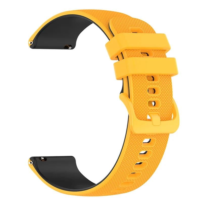 Ремешок силиконовый Ribby для Smart Watch 20 мм Yellow (00000068676_5) - фото 2