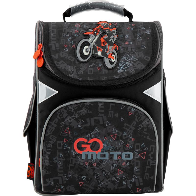 Рюкзак школьный каркасный GoPack Education Go Moto 34x26x13 см 11 л (GO20-5001S-11)